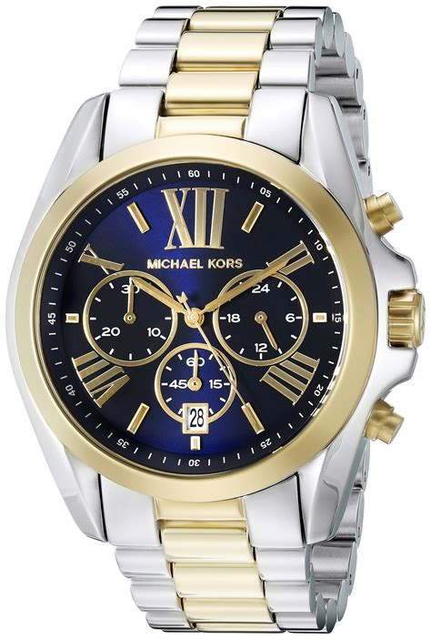 michael kors two tone watch stainless steel bracelet|Michael Kors bradshaw 2.